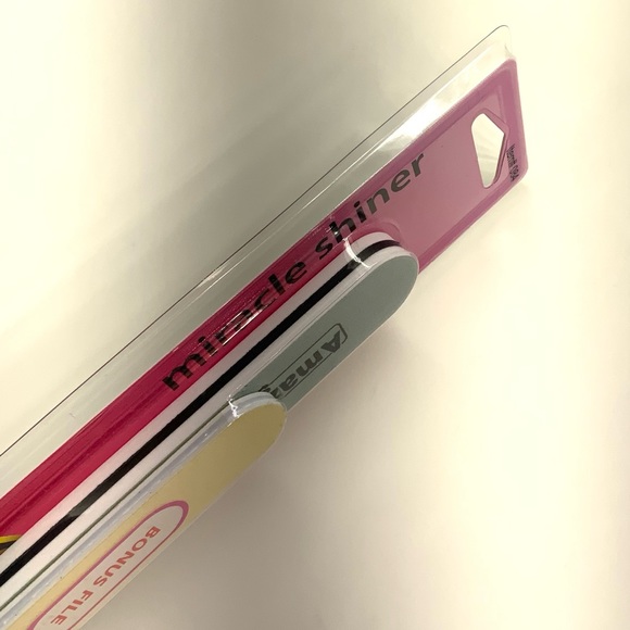 Amazing Shine Nails Miracle Shiner Nail File With Bonus File Smooth & Shine New - Picture 11 of 12